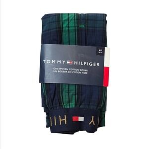 NWT Tommy Hilfiger Men's Woven Cotton Boxer Small